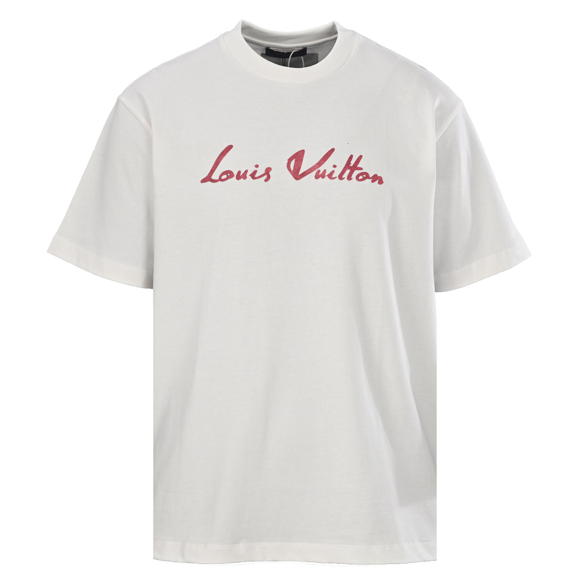 Louis Vuitton Pink Letter Layered Logo T-Shirt | Designer Graphic Streetwear