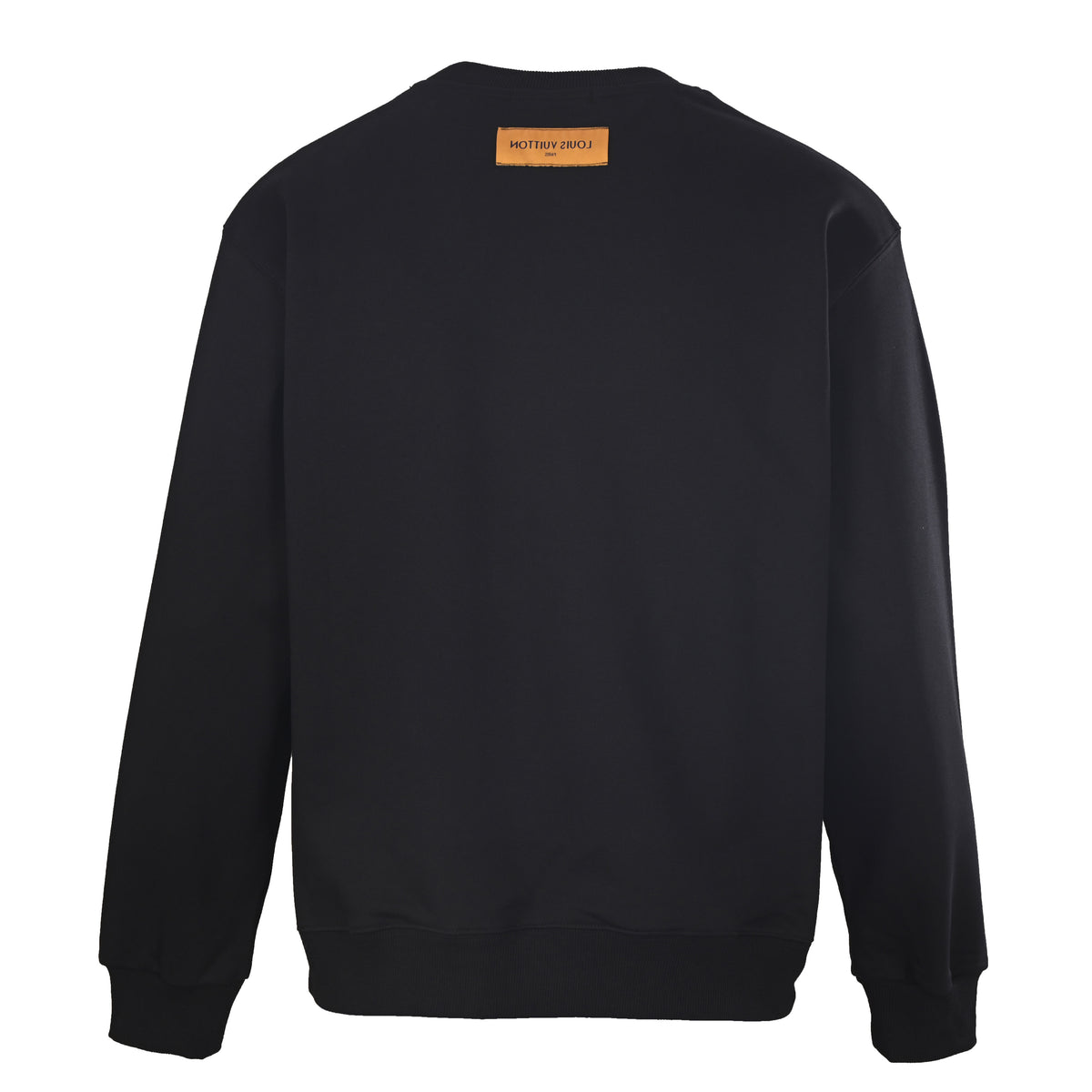 Louis Vuitton Small Silicone Logo Crewneck Sweatshirt - Minimalist Designer Pullover for Everyday Casual Streetwear