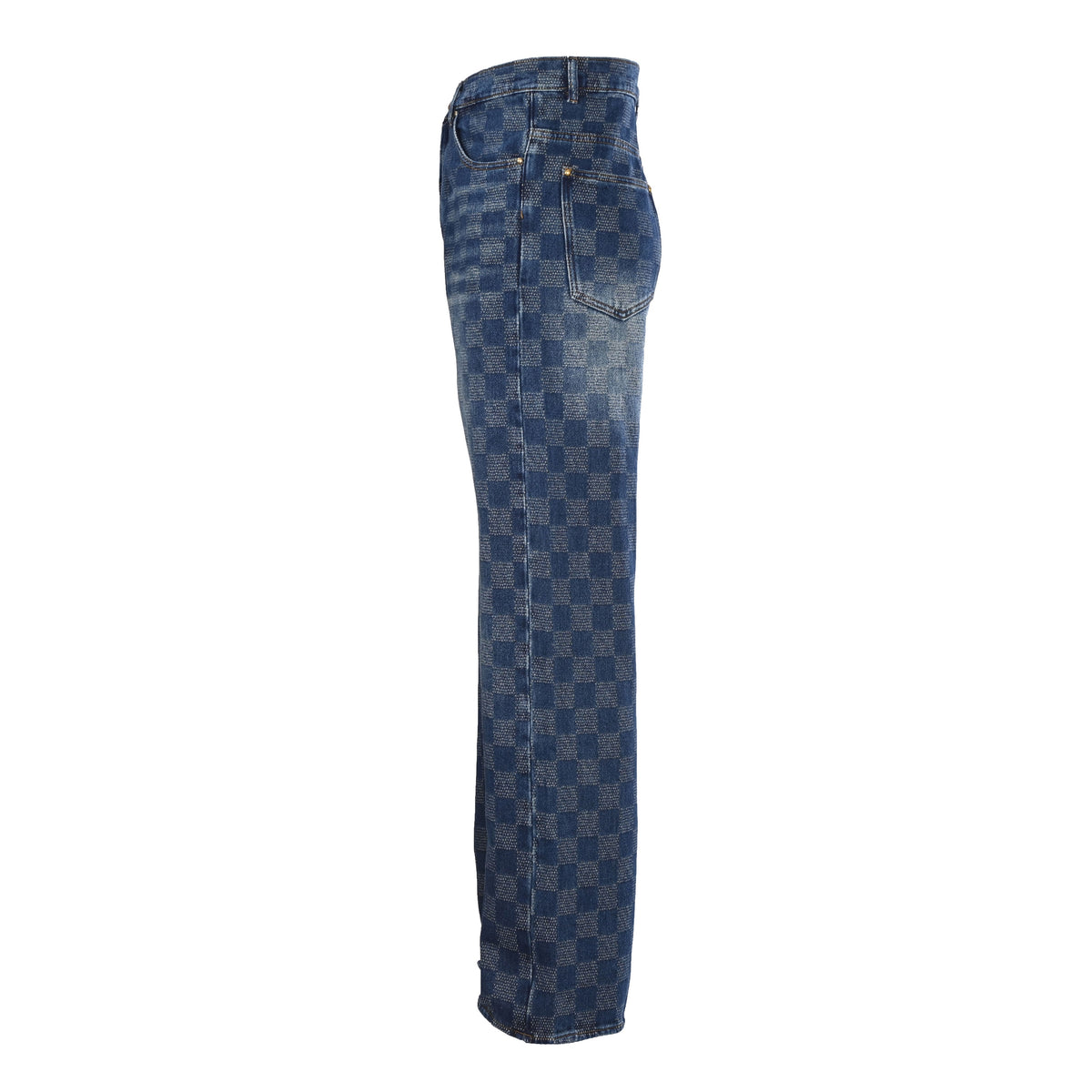 Louis Vuitton Damier Checkerboard Skater Jeans | Designer Streetwear Denim
