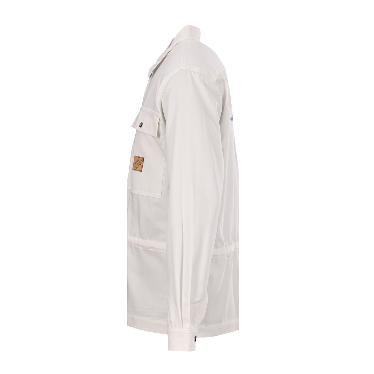 Louis Vuitton Leather Patch Printed Shirt Jacket | Designer Streetwear Essential