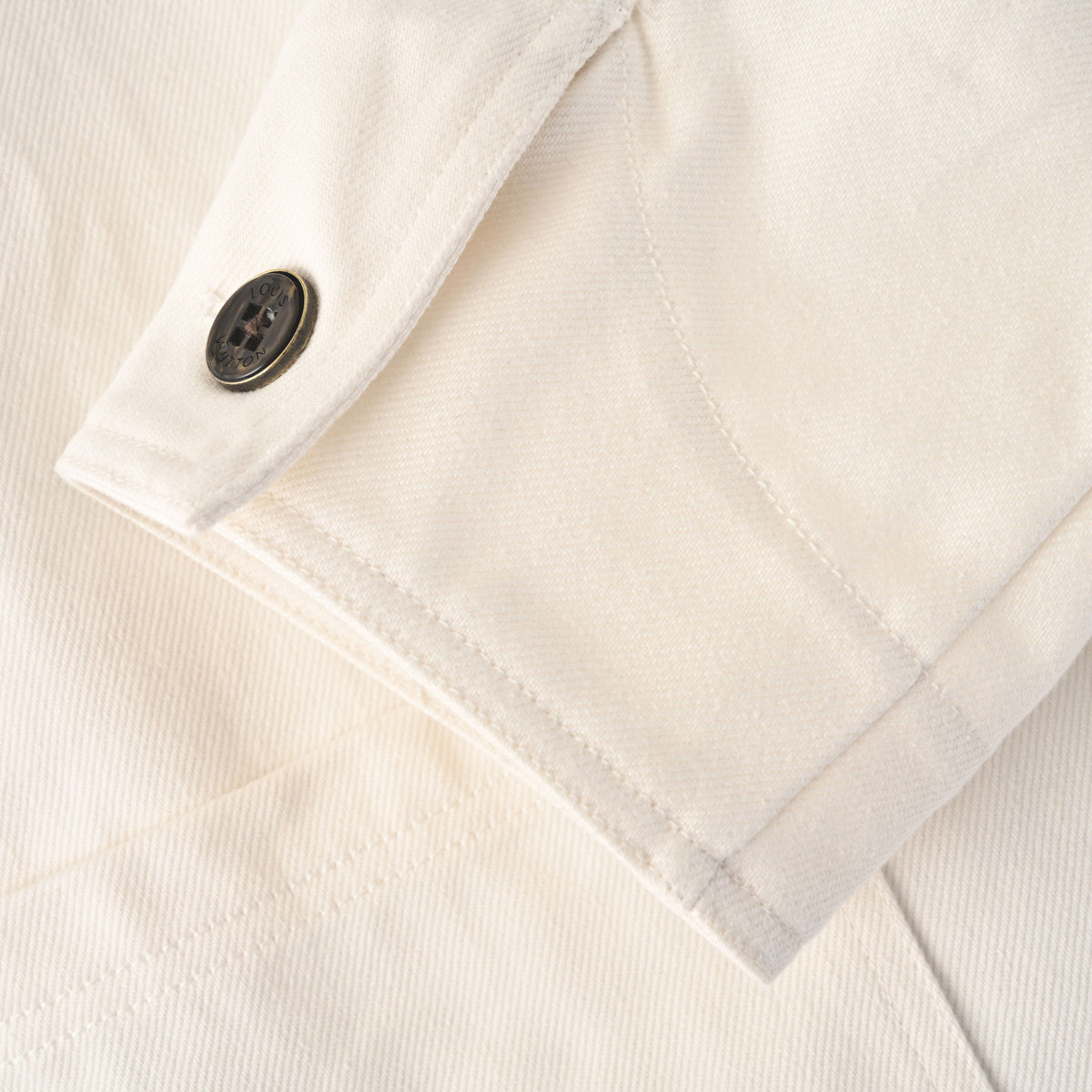 Louis Vuitton EQUIPE Logo Print Workwear Jacket | Three-Pocket Utility Outerwear for Designer Streetwear