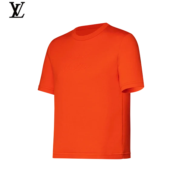 Louis Vuitton Embossed Signature Short-Sleeve T-Shirt