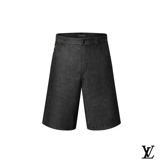 Louis Vuitton Dark Grey Denim Bermuda Shorts