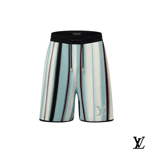 Louis Vuitton Multicolor Striped Knit Shorts