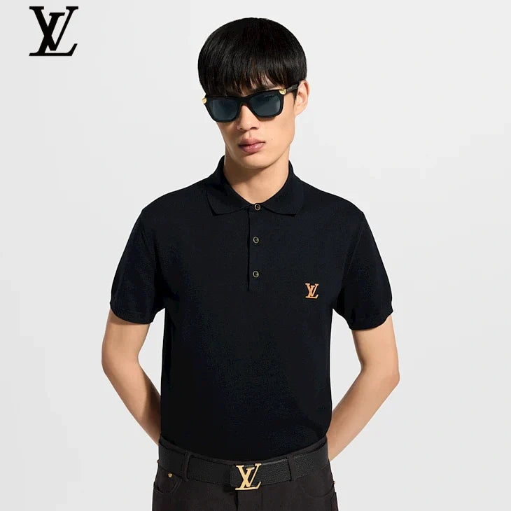 Louis Vuitton White Vintage Key & Tag Print Silk Camp Collar Short Sleeve Shirt