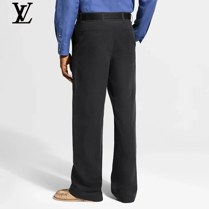 Louis Vuitton Black Wide-Leg Cargo Trousers