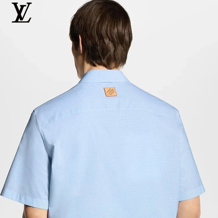 Louis Vuitton Embroidered Signature Short-Sleeve Shirt