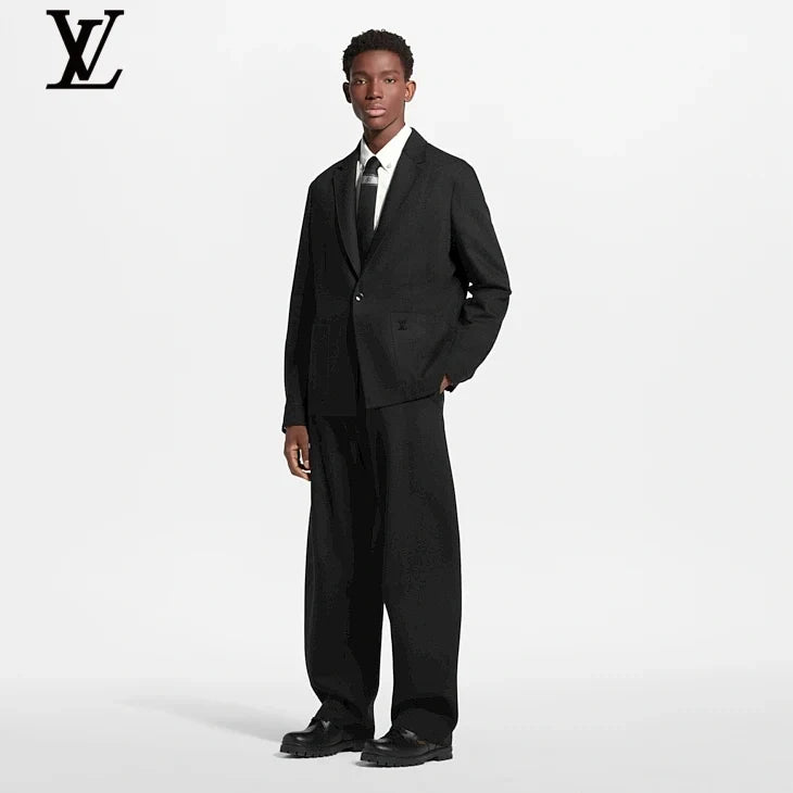 Louis Vuitton Black Wool Trousers