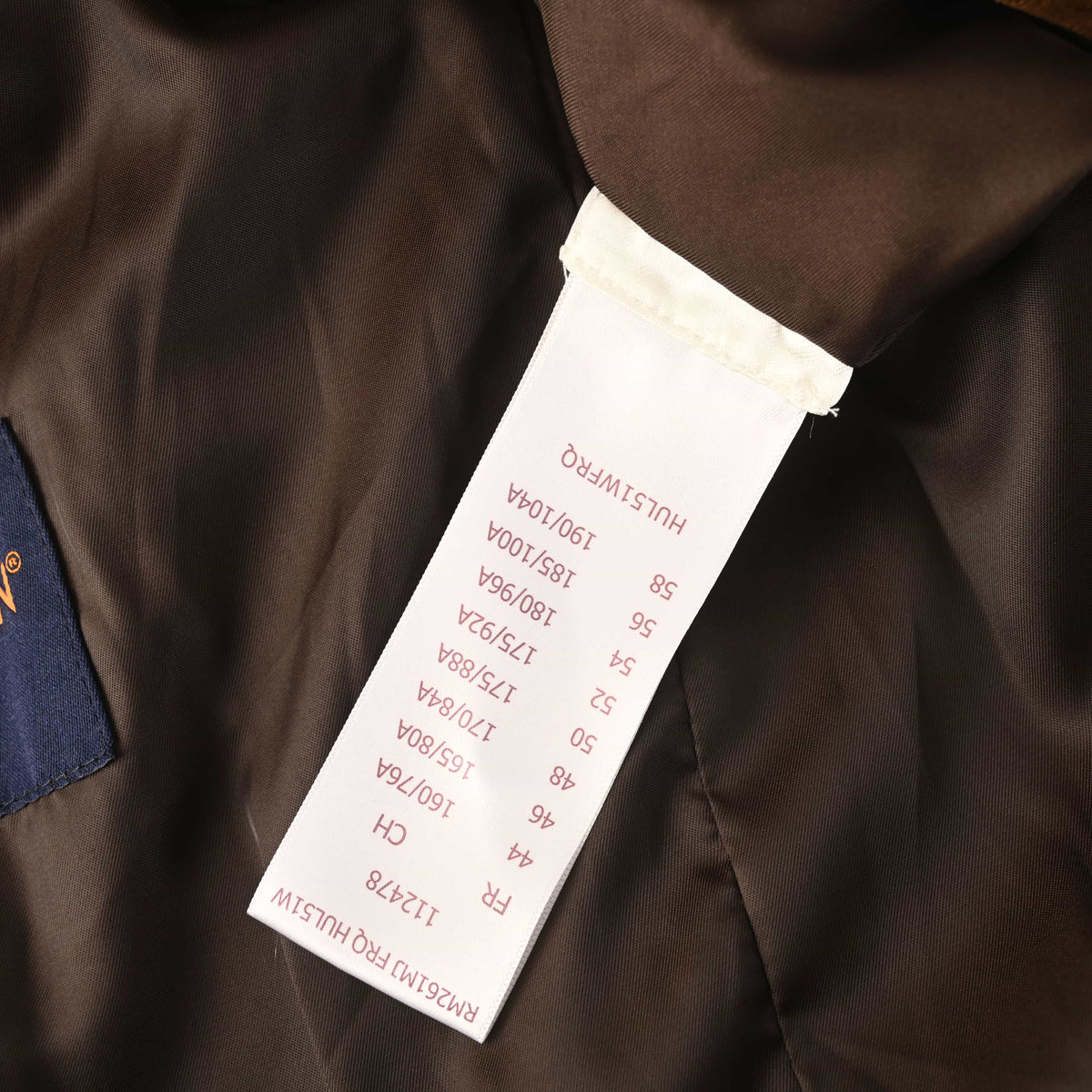 Louis Vuitton Monogram Embroidered Suede Jacket | Luxury Designer Outerwear for Elevated Casual & Streetwear Looks