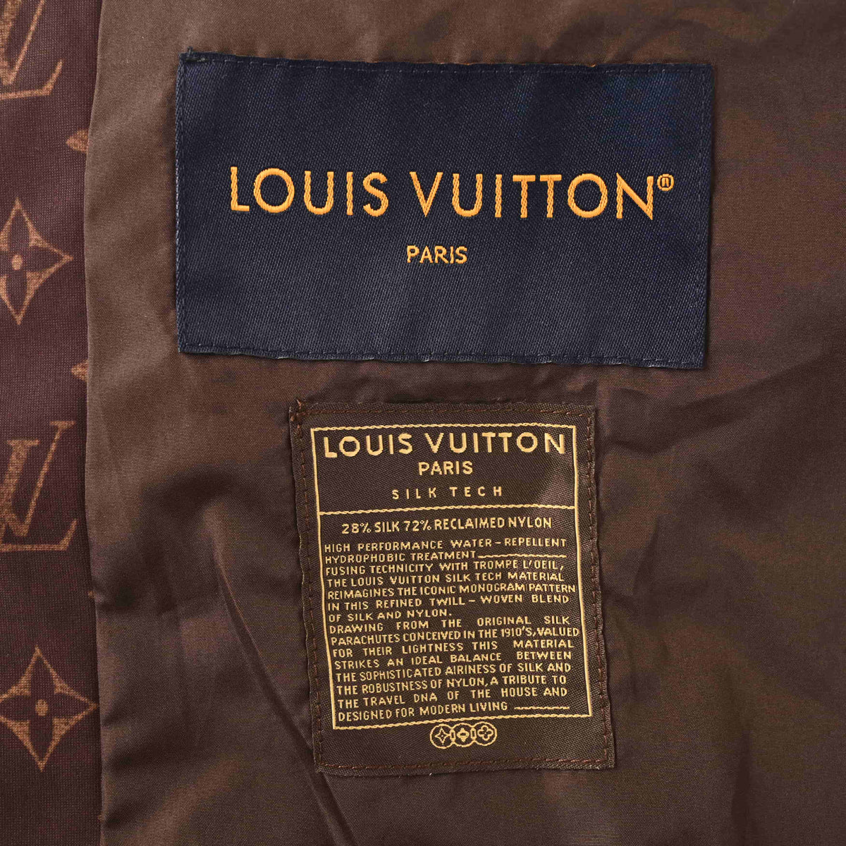 Louis Vuitton All-Over Monogram Hooded Windbreaker with Leather Trim | Technical Designer Jacket & Urban Streetwear