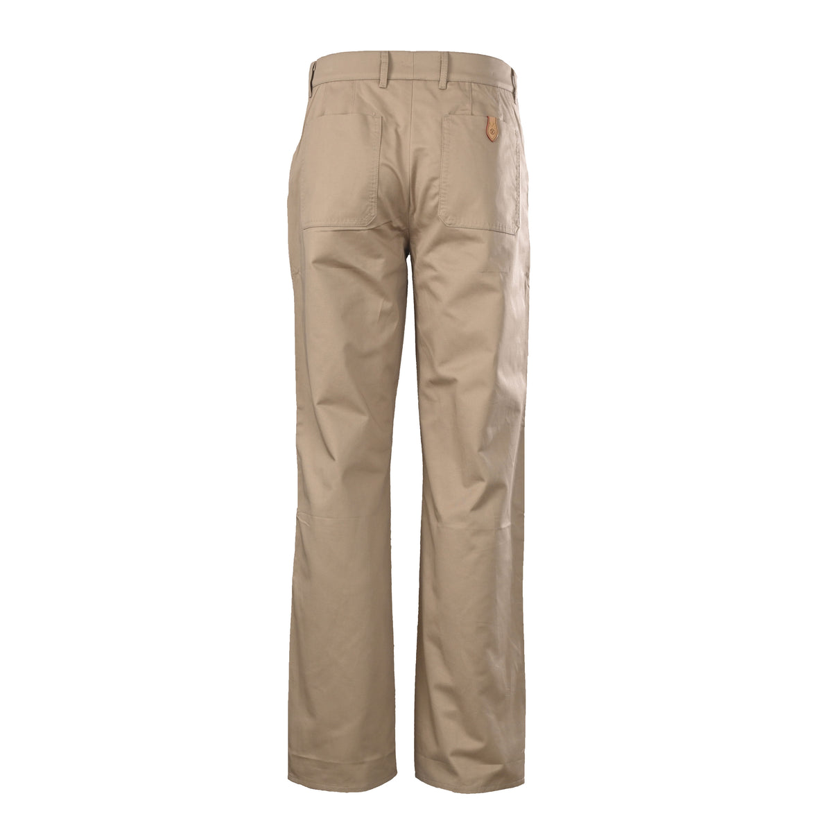 Louis Vuitton Leather-Detail Silk Cotton Crepe Pants | Designer Luxury