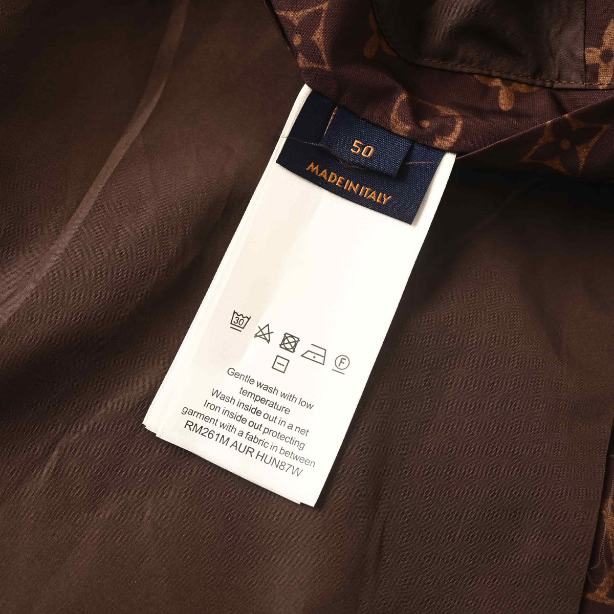 Louis Vuitton All-Over Monogram Hooded Windbreaker with Leather Trim | Technical Designer Jacket & Urban Streetwear
