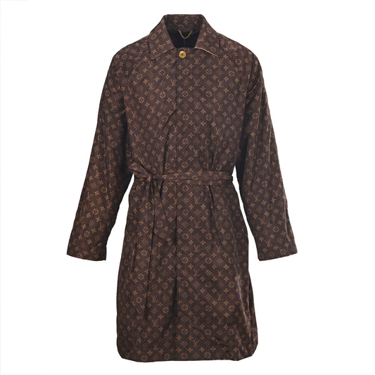 Louis Vuitton All-Over Monogram Long Coat | Statement Designer Overcoat for Luxury Layering & City Style
