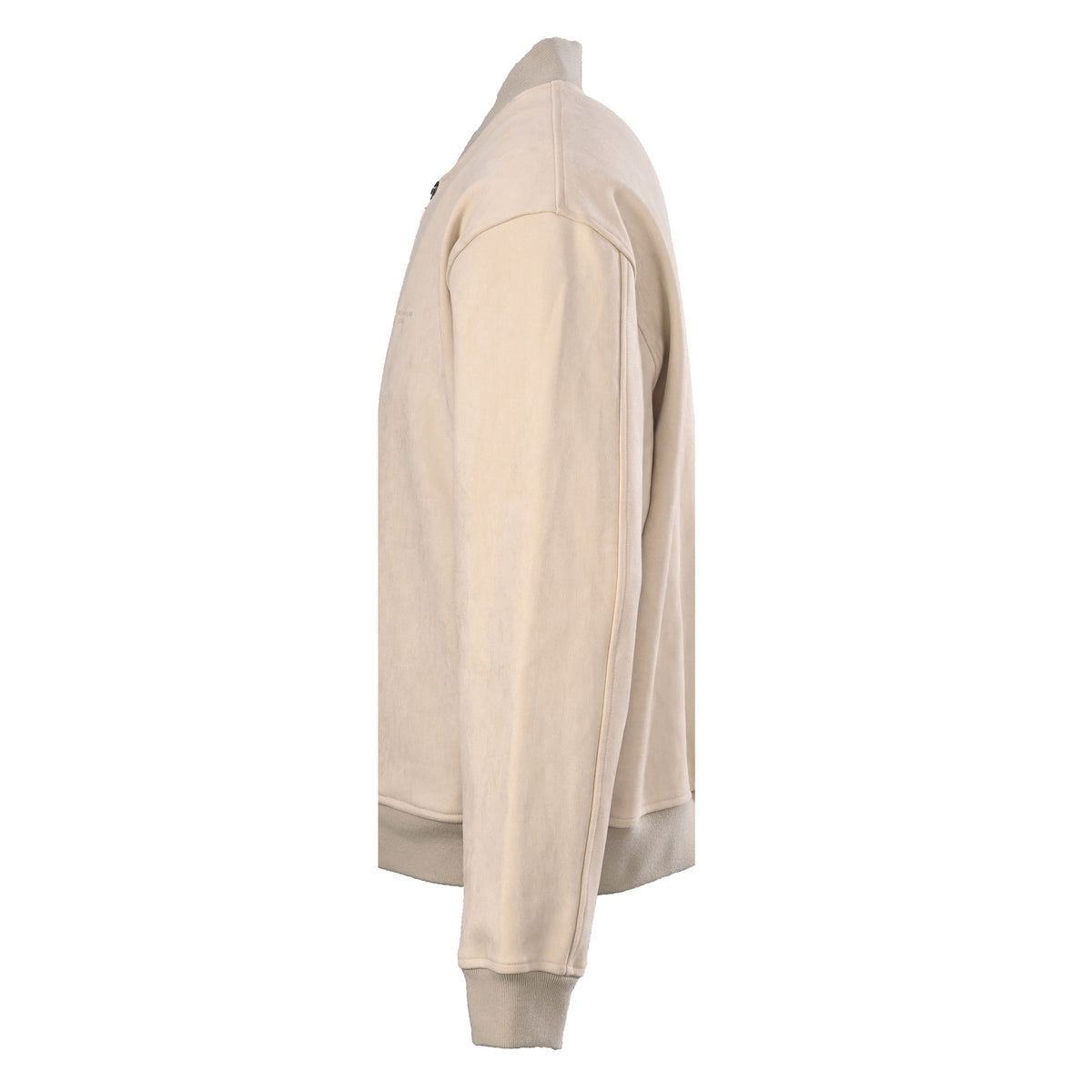 Louis Vuitton Letter Embroidered Suede-Effect Bomber Jacket | Designer Streetwear Outerwear