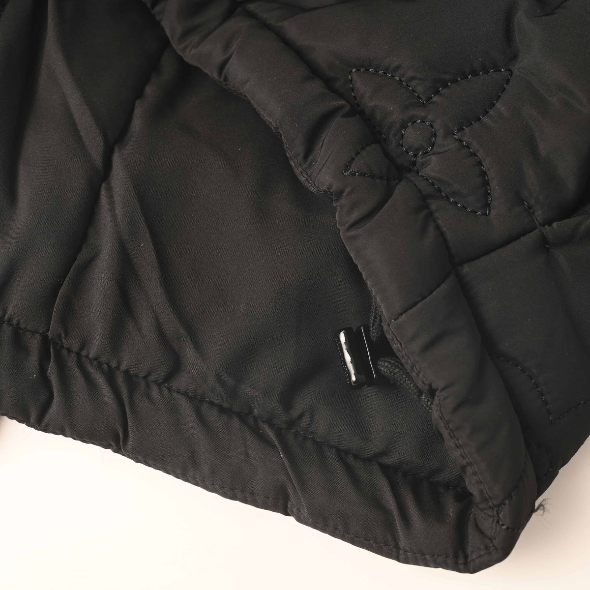 Louis Vuitton Monogram Lightweight Padded Jacket | Cinched-Waist Designer Outerwear for Casual Streetwear Layering
