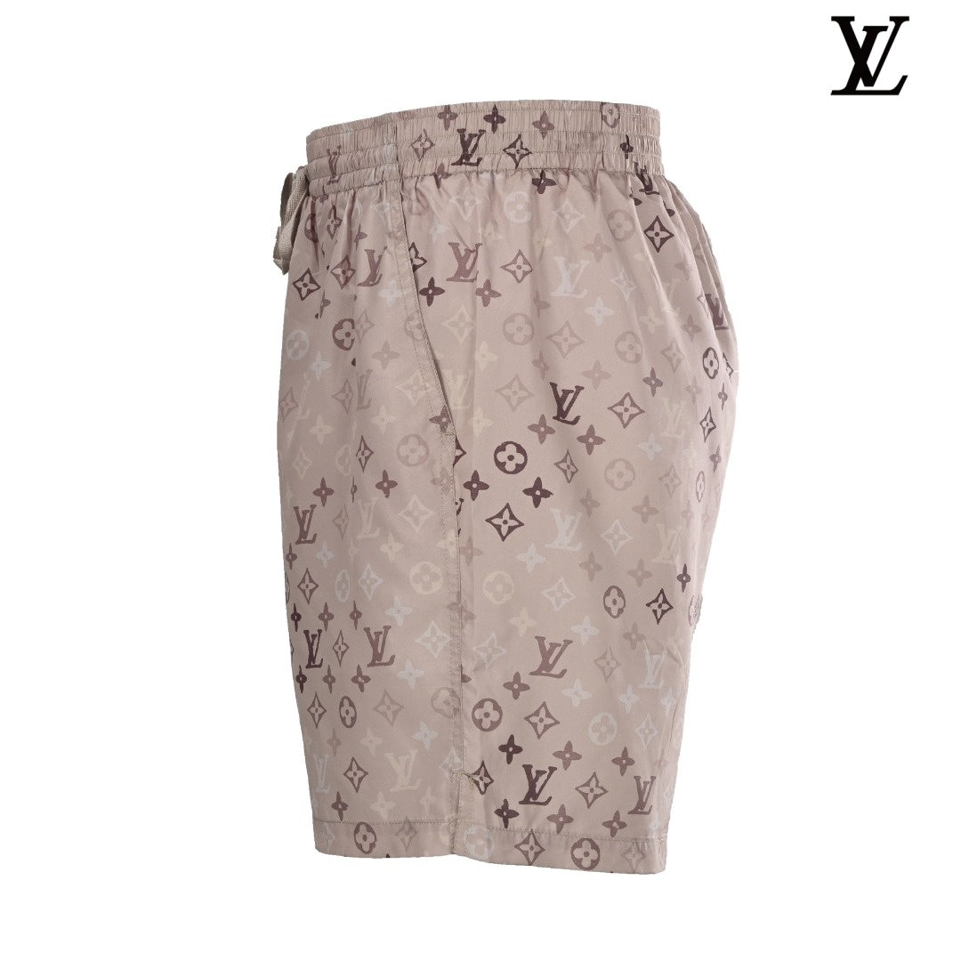 Louis Vuitton Nude Monogram Allover Print Swim Shorts