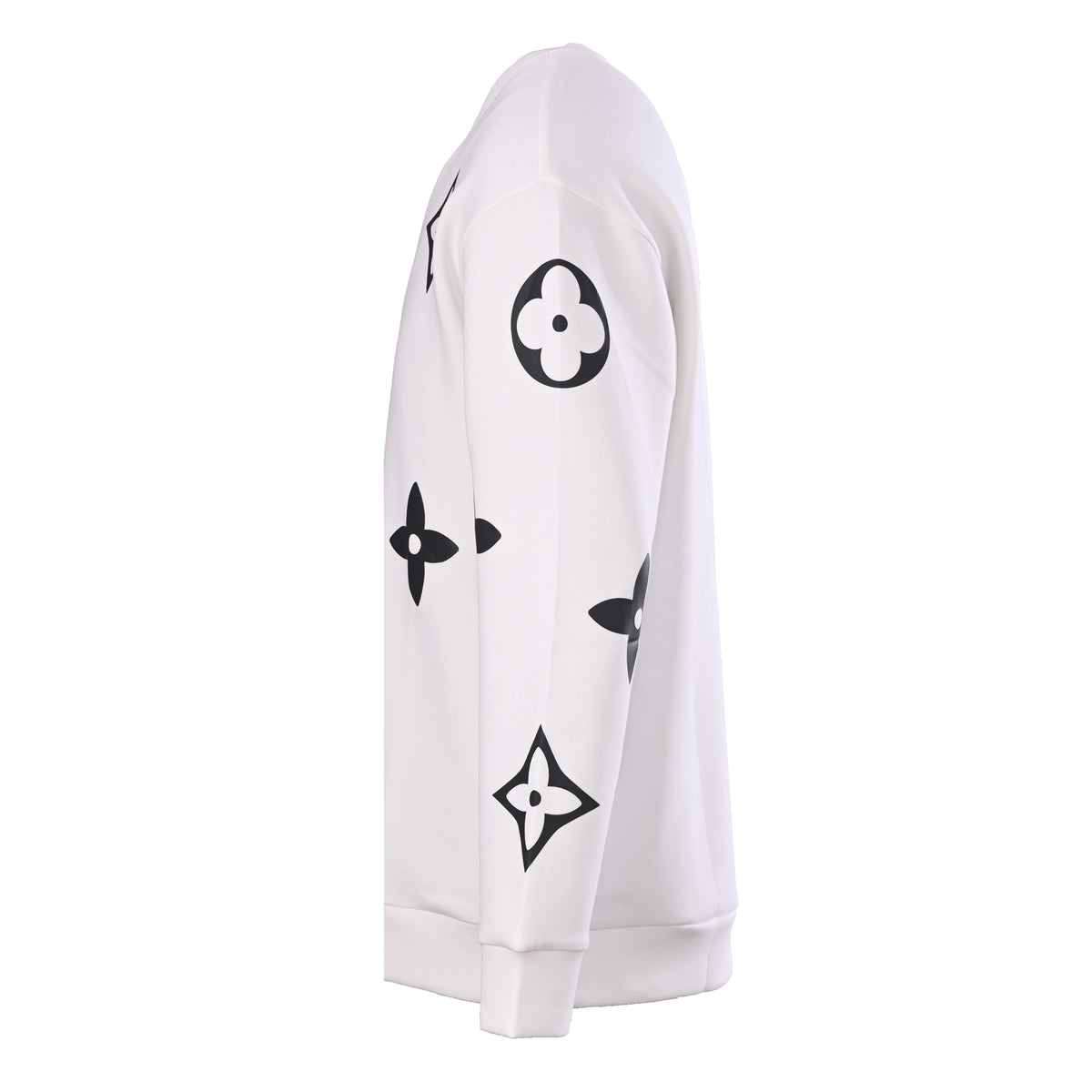 Louis Vuitton Monogram All-Over Print Sweatshirt | Classic Crewneck Designer Pullover for Casual Streetwear Styling