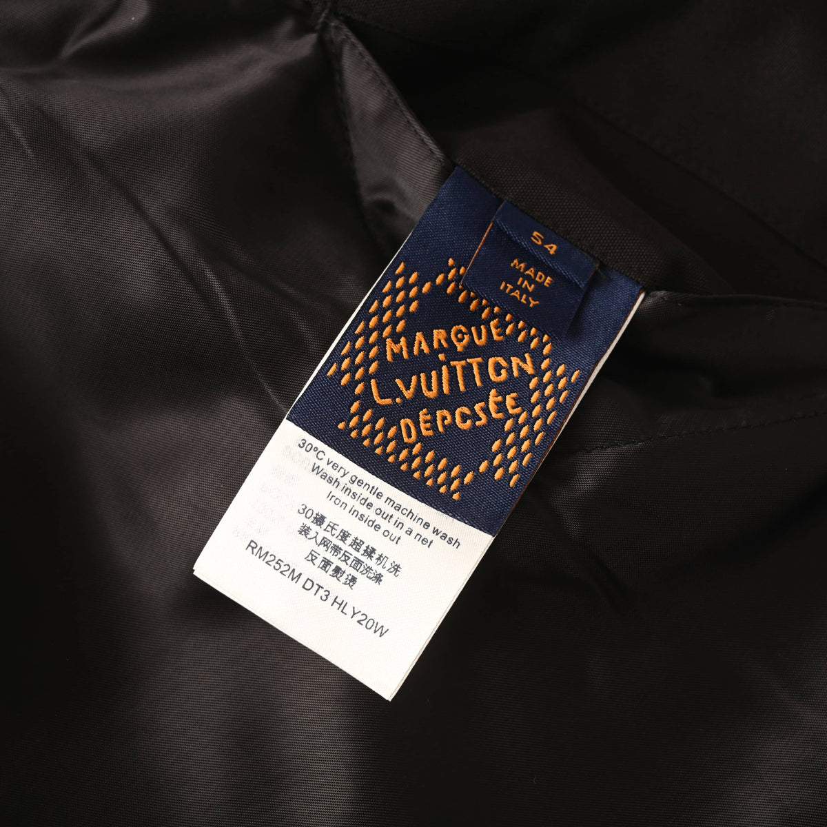 Louis Vuitton Black Lightweight Hooded Zip-Up Jacket with Tonal Panels, Silver-Tone Hardware and Back Logo Lettering for Travel and Casual Layering