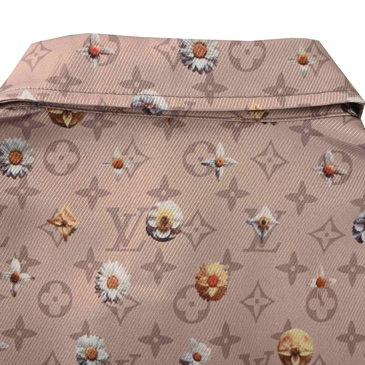 Louis Vuitton Monogram Daisy Print Short-Sleeve Shirt | Luxury Resort Wear