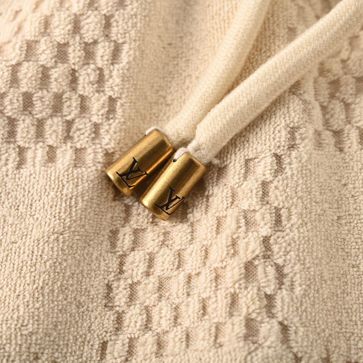 Louis Vuitton Checkerboard Terry Drawstring Shorts | Luxury Loungewear