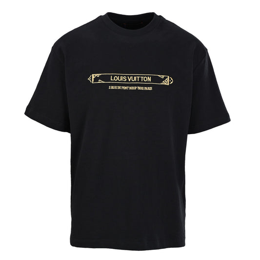 Louis Vuitton Damier Embroidered Piqué Short-Sleeve T-Shirt | Luxury Streetwear