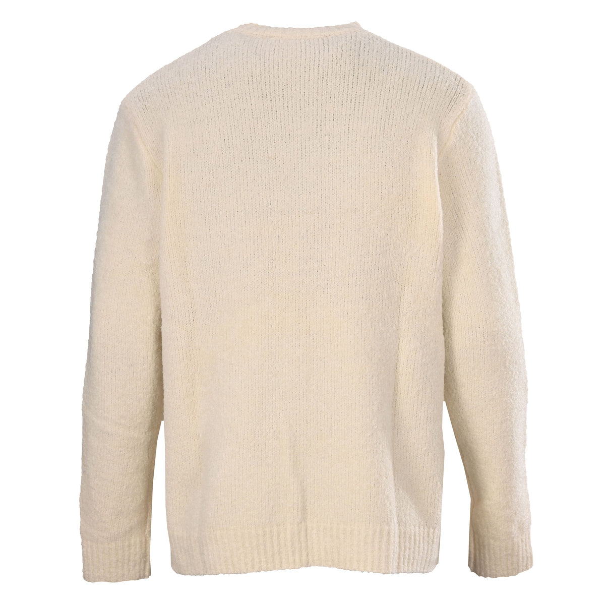 Louis Vuitton Wool Knit Crewneck Pullover with Raised Cursive Embroidery | Designer Sweater & Luxury Casual Style
