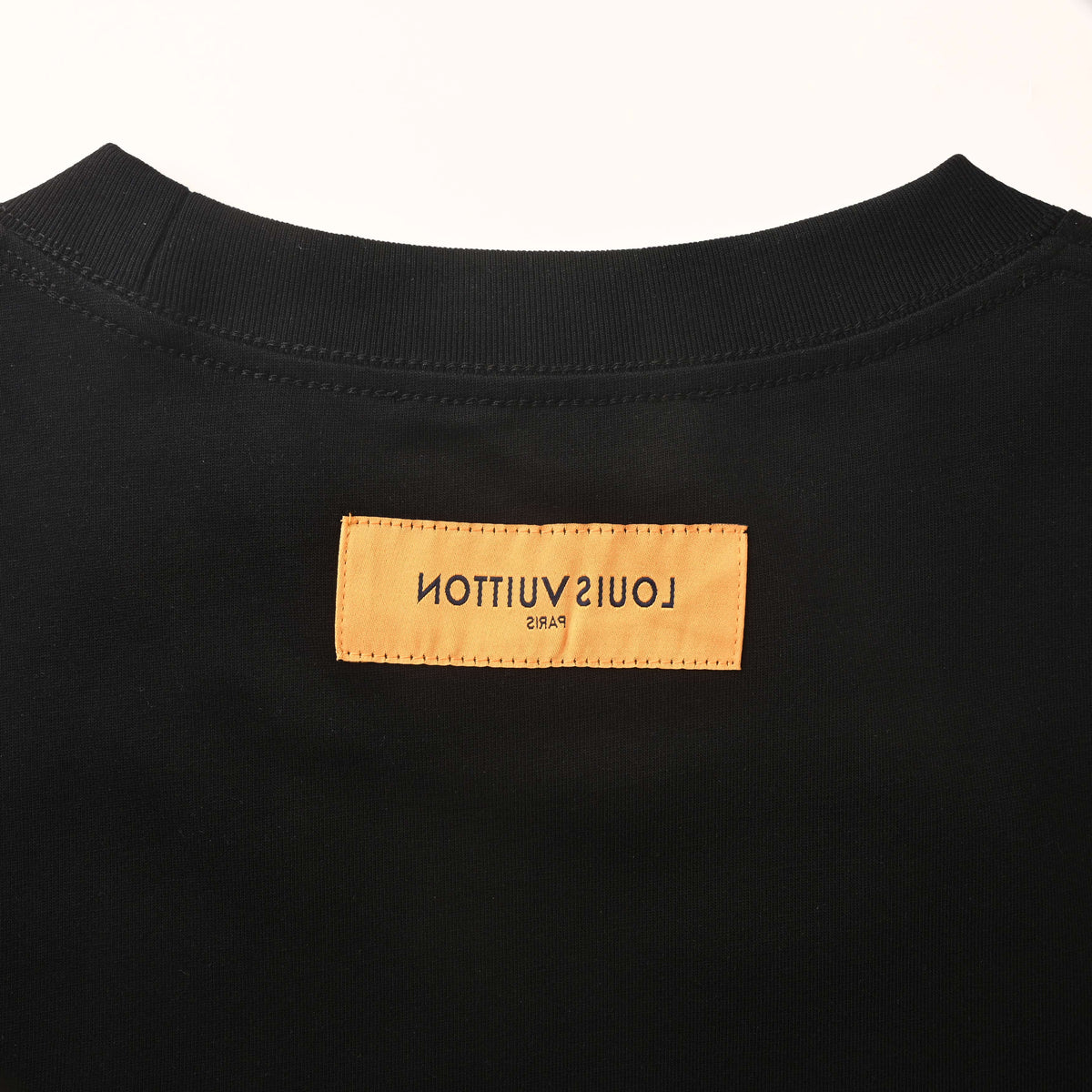 Louis Vuitton Graffiti Statement Logo Tee | Luxury Streetwear Style
