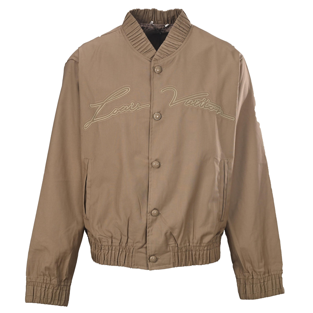 Louis Vuitton Embroidered Oversized Jacket | Statement Designer Outerwear for Contemporary Streetwear and Casual Layering