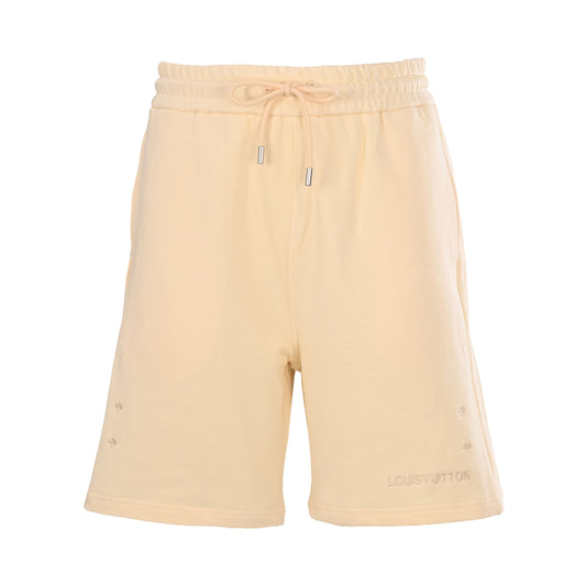 Louis Vuitton Diamond Motif Embroidered Hem Shorts | Luxury Casualwear