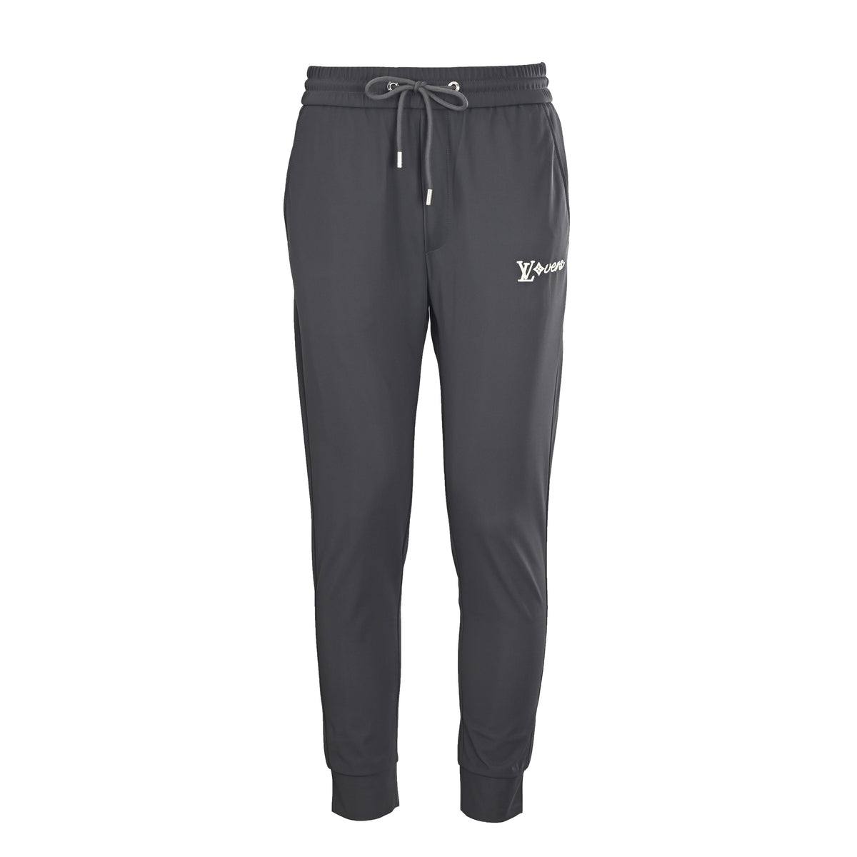 Louis Vuitton Letter Embroidered Tonal Pattern Pants | Luxury Casualwear