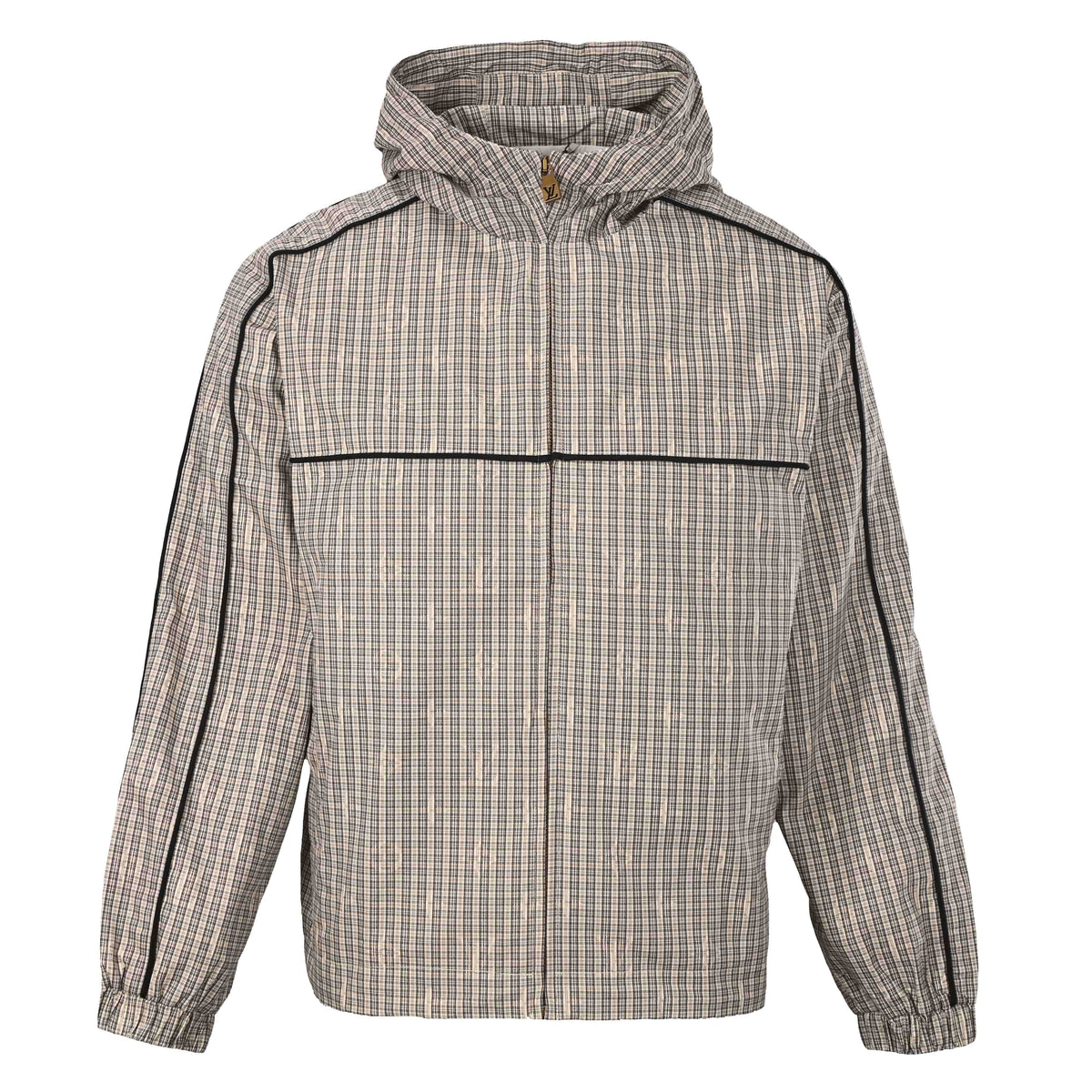 Louis Vuitton Monogram Check Hooded Windbreaker | Luxury Urban Style