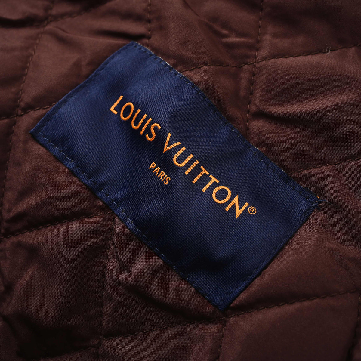 Louis Vuitton Beaded Letter Varsity Jacket | Padded Baseball Outerwear with Designer Statement Streetwear Style