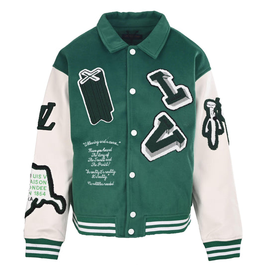 Louis Vuitton Wizard of Oz Baseball Jacket | Designer Varsity-Inspired Outerwear for Statement Casual Streetwear