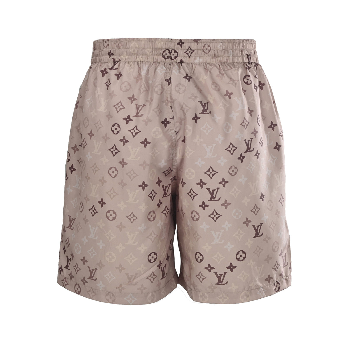 Louis Vuitton Khaki Monogram Drawstring Shorts | Designer Vacation Style