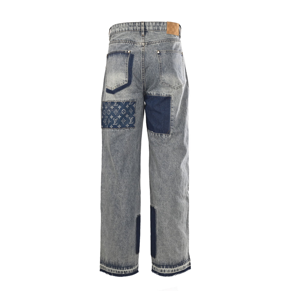 Louis Vuitton Patch Detail Skate Jeans | Luxury Streetwear Denim