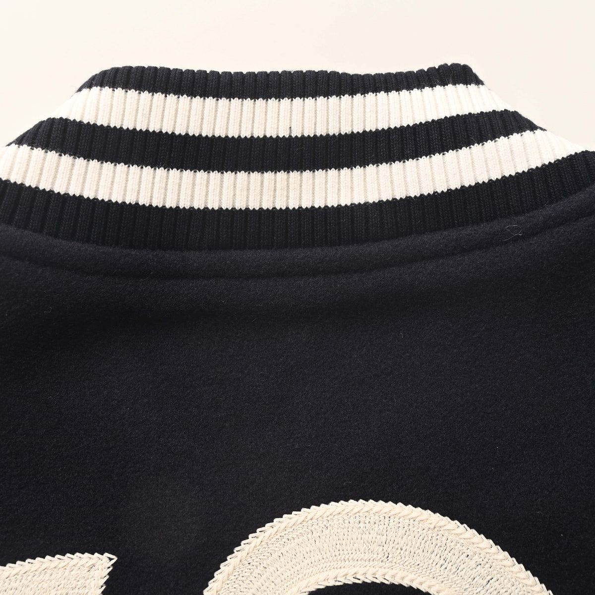 Louis Vuitton Conch Shell & Letter Embroidered Varsity Jacket | Nautical-Inspired Designer Outerwear & Luxury Streetwear