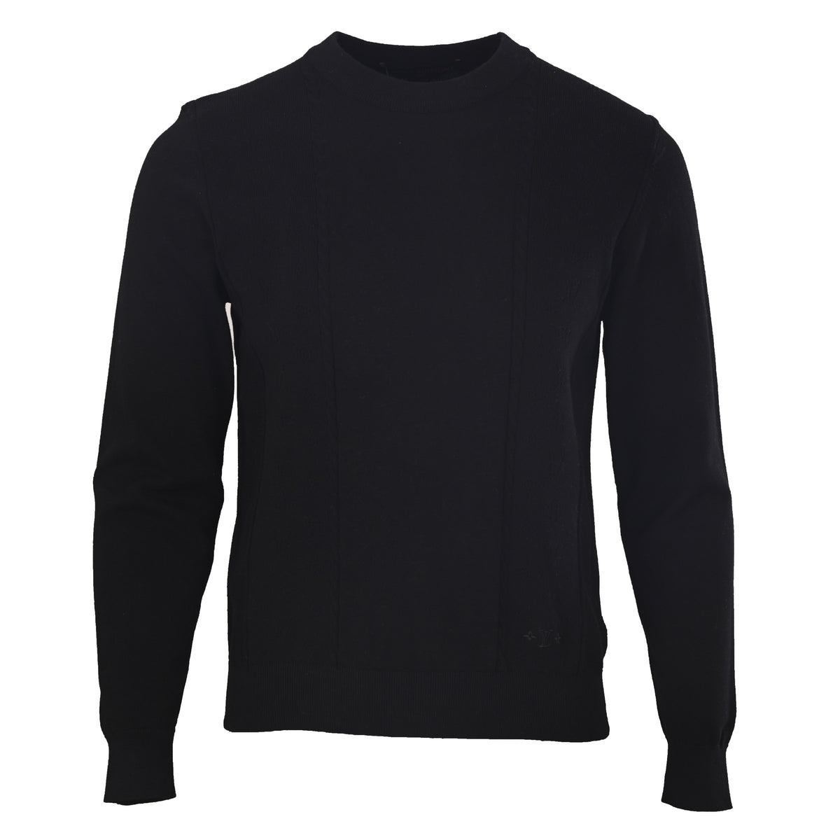 Louis Vuitton Floral Hem Jacquard Mesh Sweater | Designer Layering