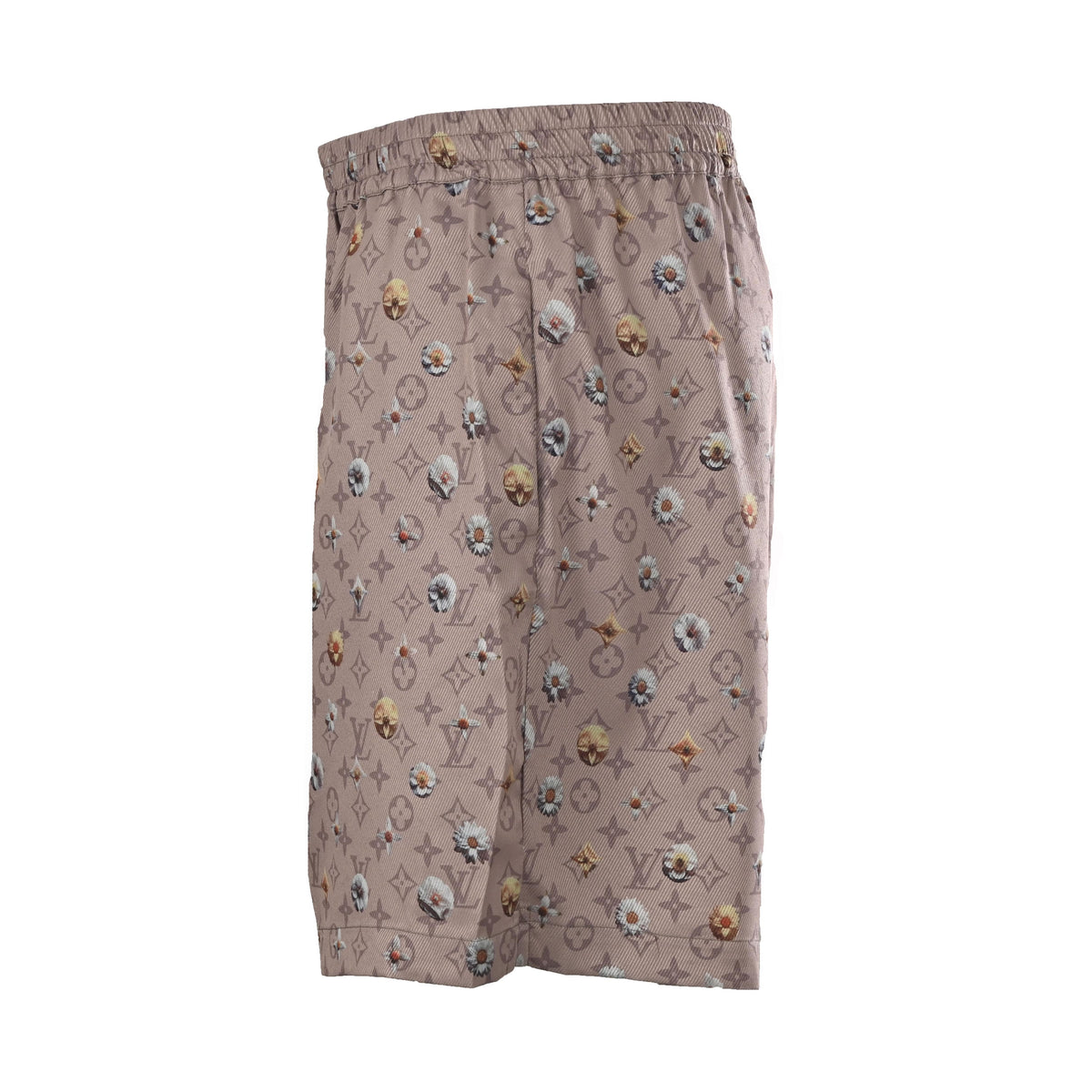 Louis Vuitton Monogram Daisy All-Over Print Shorts | Designer Resort Wear