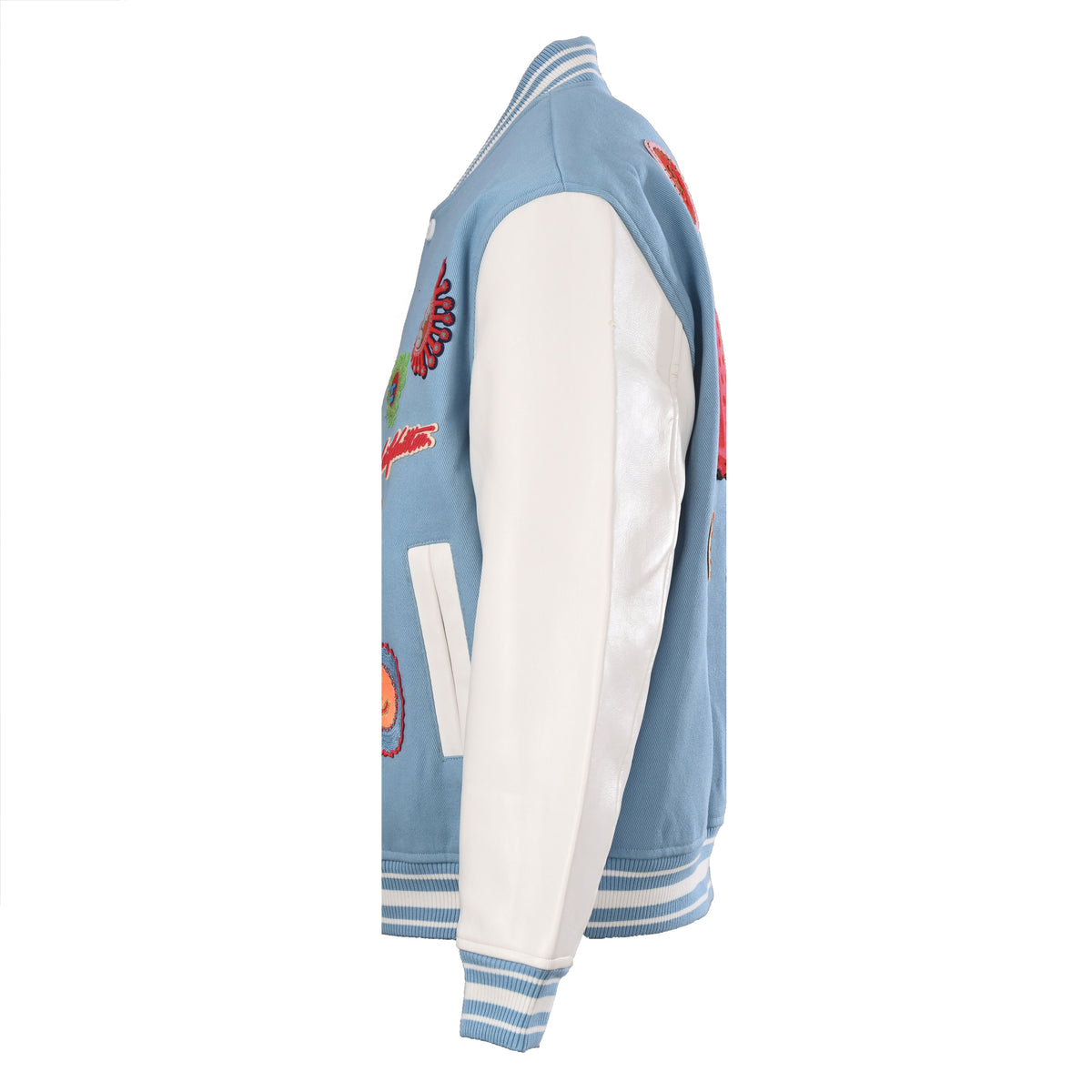 Louis Vuitton x Yayoi Kusama Sunfish Baseball Jacket | Art-Inspired Designer Varsity Outerwear for Statement Streetwear