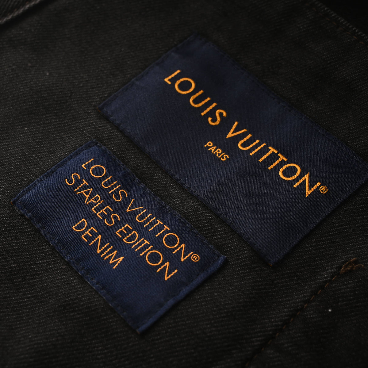 Louis Vuitton Truck Embroidered Denim Jacket - Garment-Washed Fitted Designer Casual Outerwear