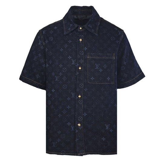 Louis Vuitton All-Over Monogram Denim Shirt | Designer Summer Streetwear