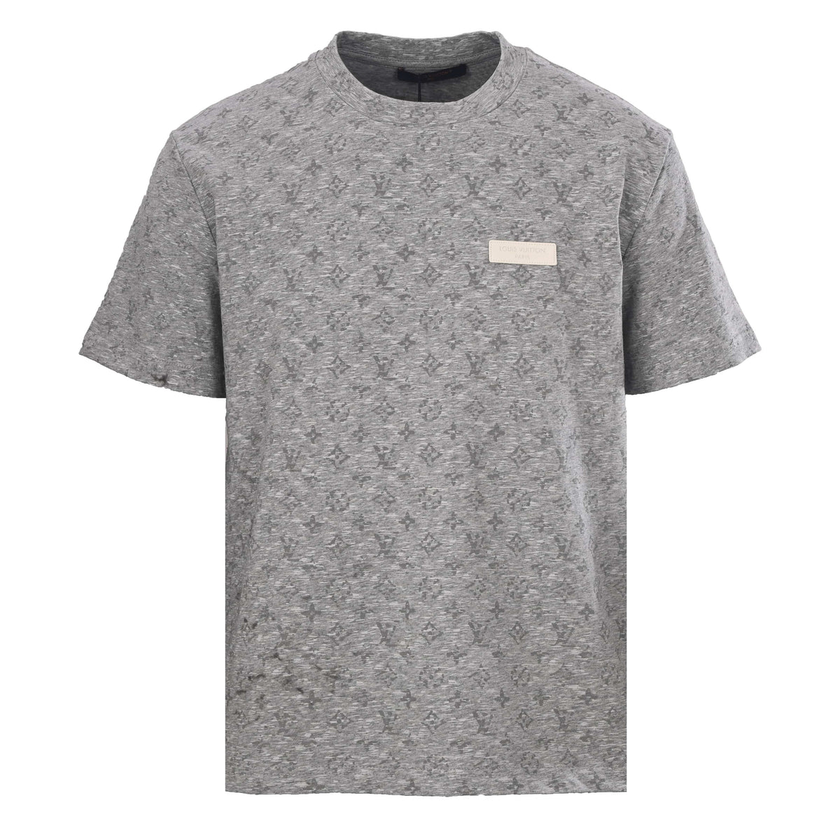 Louis Vuitton Monogram Reflective All-Over Print T-Shirt – Combed Cotton Designer Streetwear