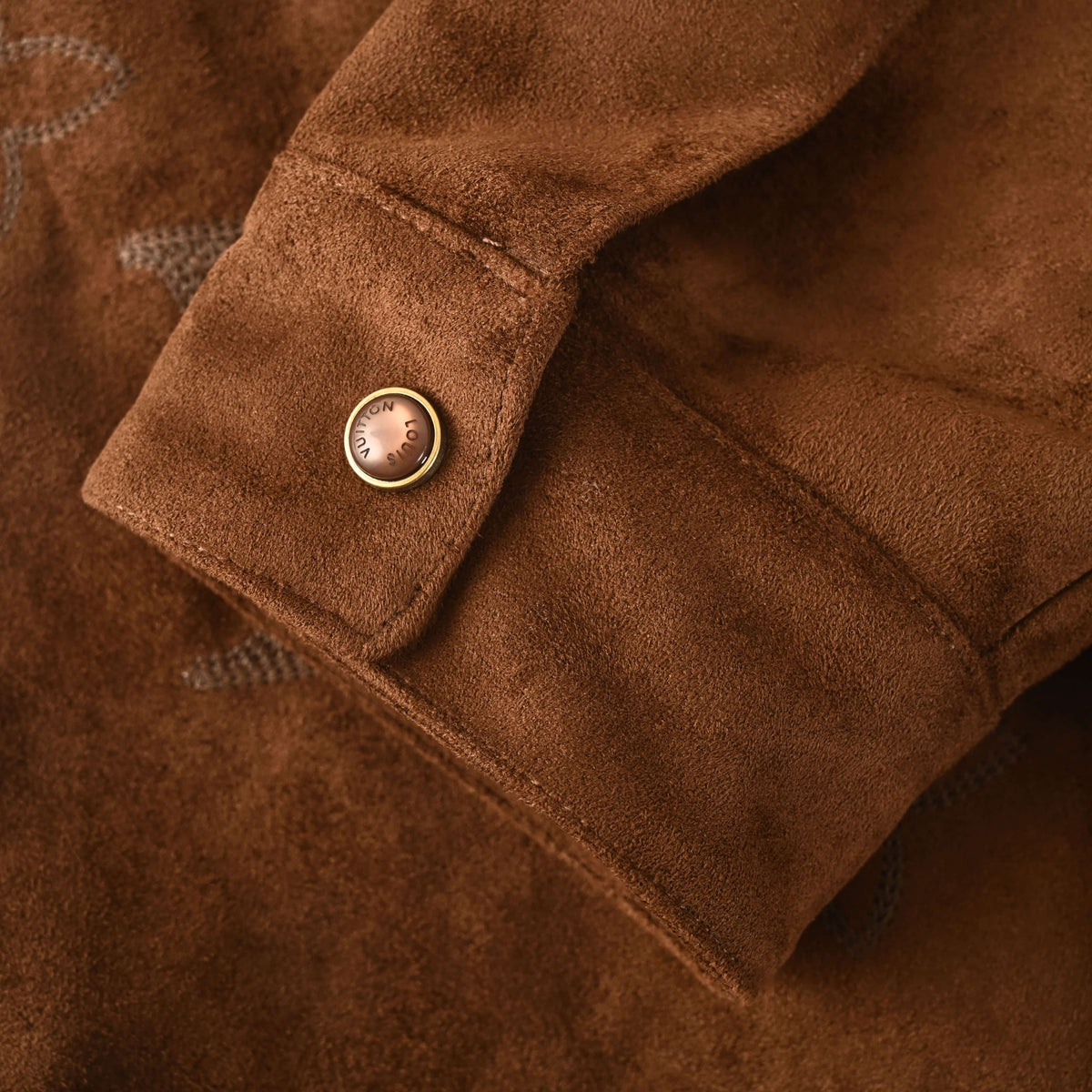 Louis Vuitton Monogram Embroidered Suede Jacket | Luxury Designer Outerwear for Elevated Casual & Streetwear Looks