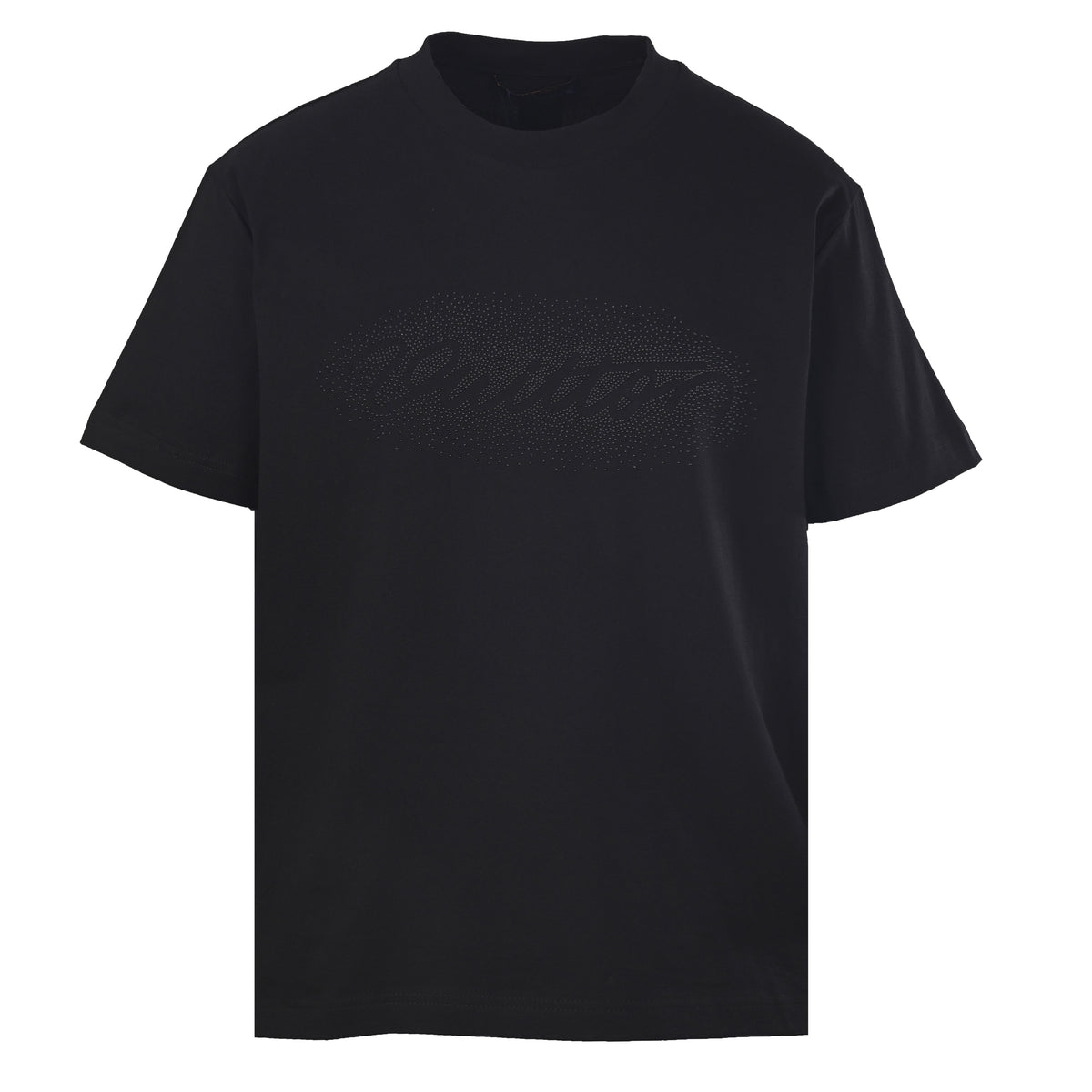 Louis Vuitton Rhinestone Letter T-Shirt – Designer Short Sleeve Statement Streetwear