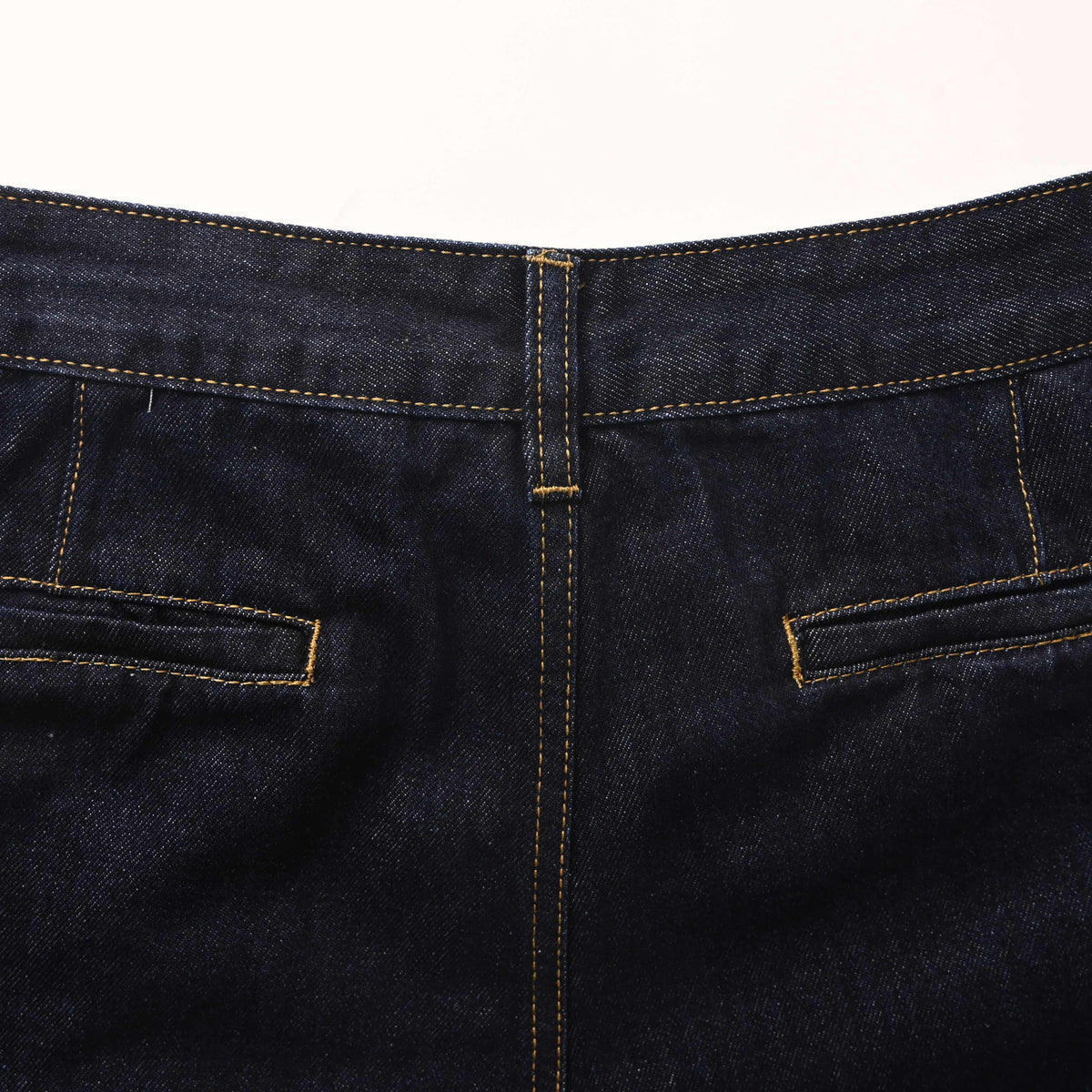 Louis Vuitton Dark Indigo Denim Shorts | Leather Logo Designer Streetwear