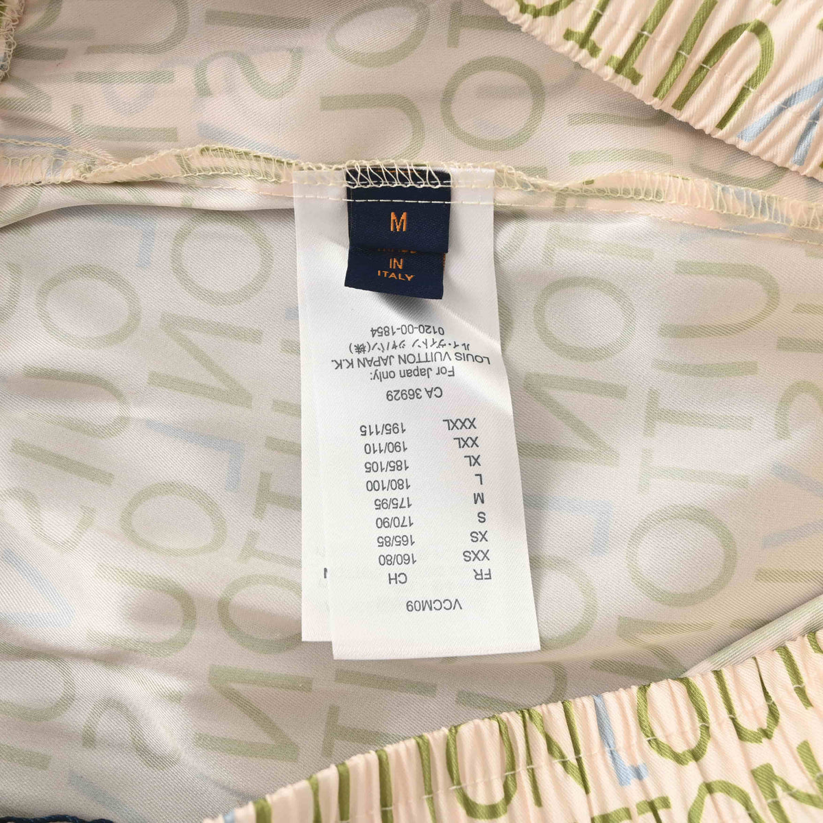 Louis Vuitton All-Over Letter Print Shorts | Luxury Resort Streetwear