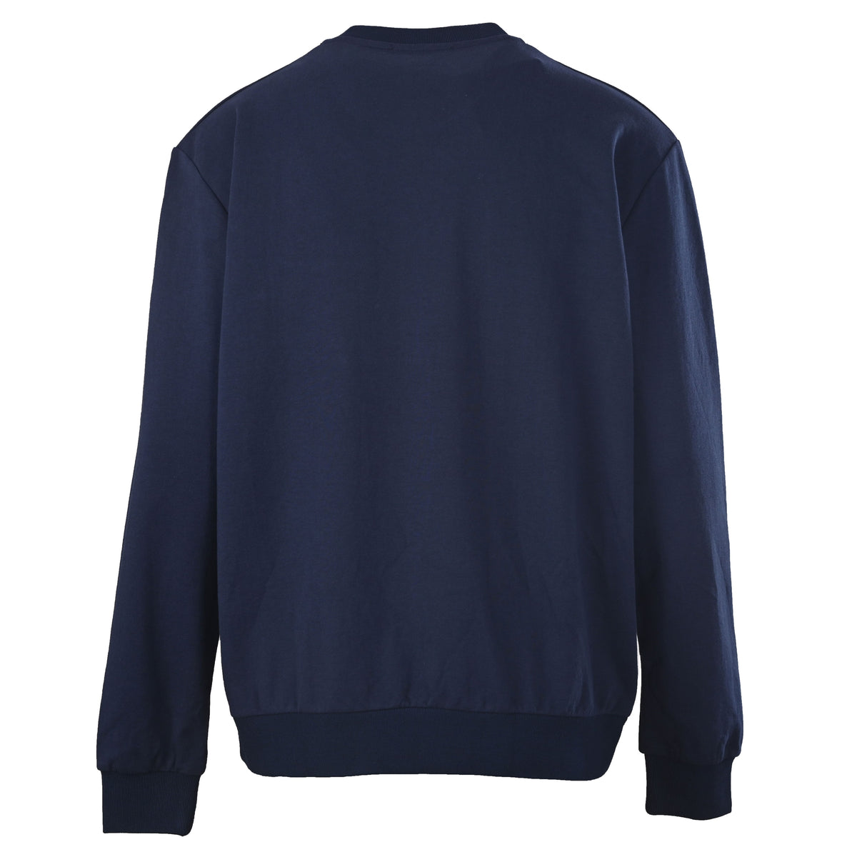 Louis Vuitton Leather Logo Patch Crewneck Sweatshirt | Designer Casual Pullover for Understated Streetwear