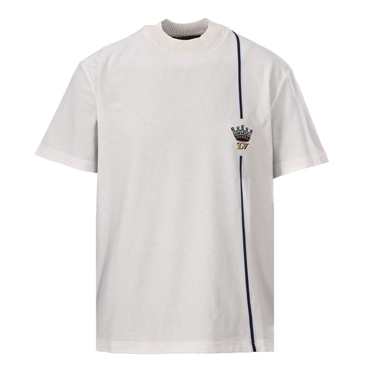 Louis Vuitton Crown Blue Stripe Short-Sleeve T-Shirt | Premium Streetwear