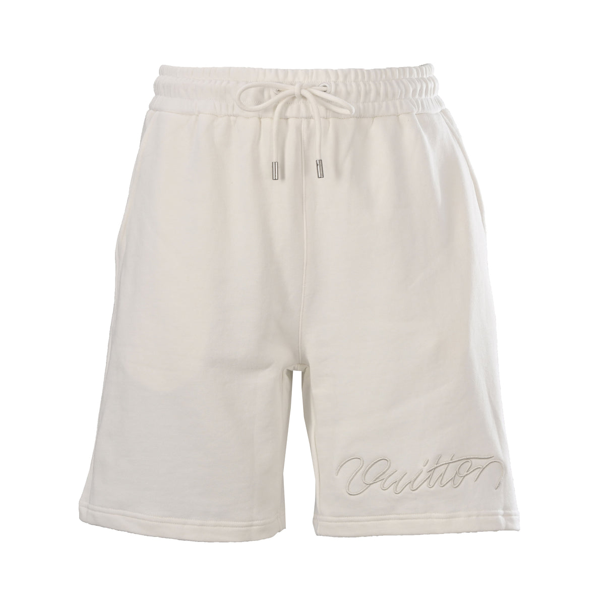 Louis Vuitton Lettered Hem Shorts | Luxury Off-Duty Summer Style