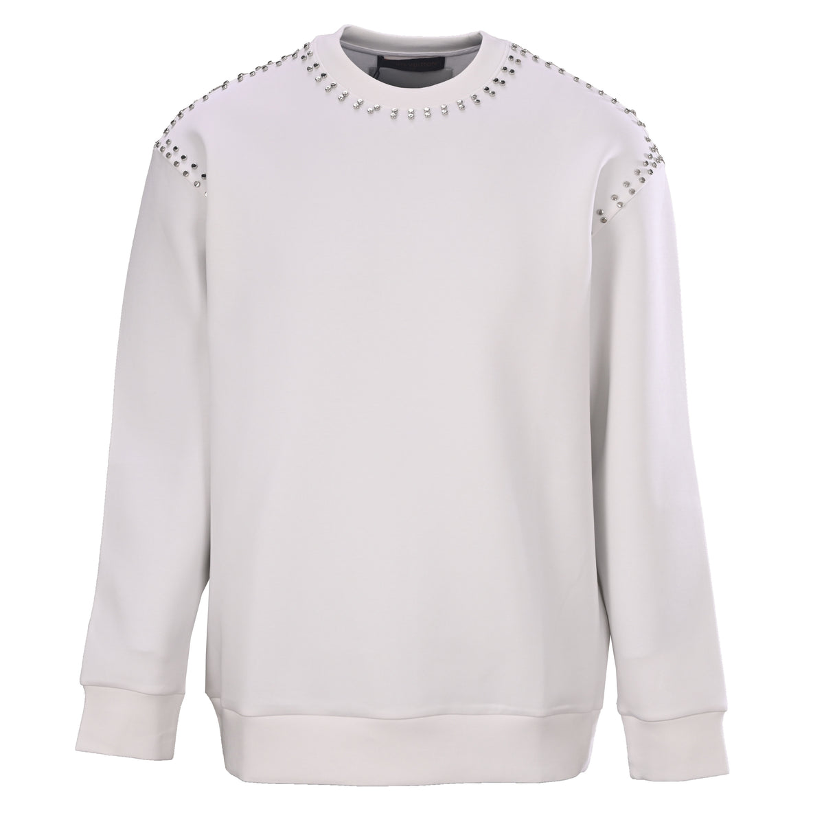 Louis Vuitton Rivet-Embellished Crewneck Sweatshirt | Studded Designer Pullover for Statement Streetwear and Casual Outfits